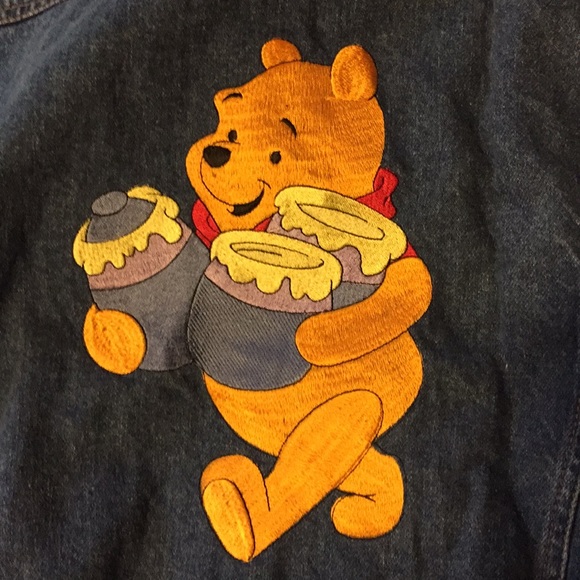 Winnie the Pooh Jean jacket size medium - Picture 6 of 8